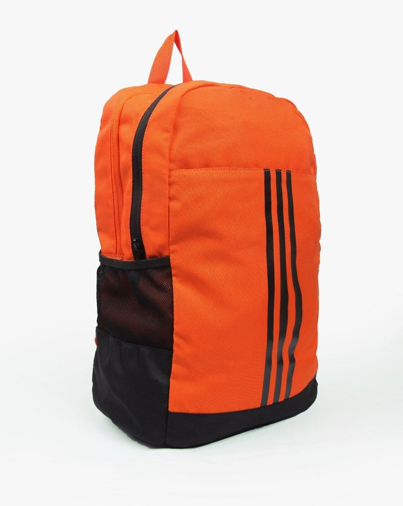 Adidas backpack orange and shop black