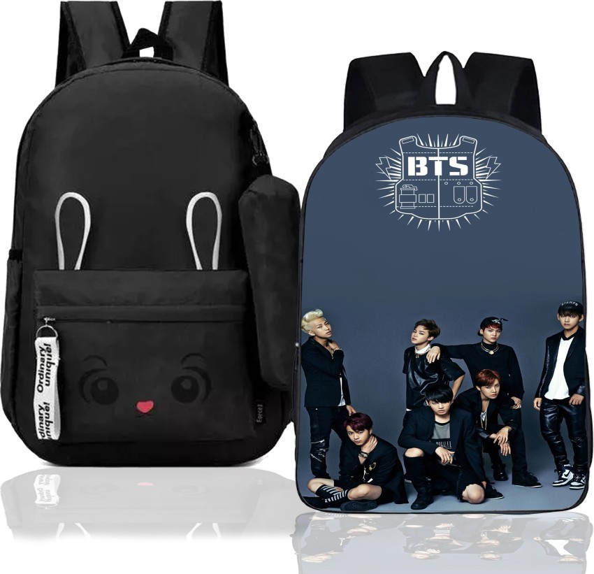 khatushyam collection Stylish BTS Printed On Front Side, College/School/Tuition  Backpack for BTS Lovers 10 L Backpack Multicolor - Price in India