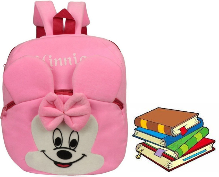 A Little Swag Velvet School Bag For Nursery Kids Age 2 To 5 Plush