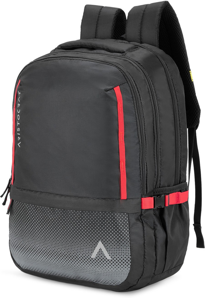 ARISTOCRAT Polyester 28L Nord Laptop Backpack H Black For Men Women 28 L Backpack Black Price in India Flipkart