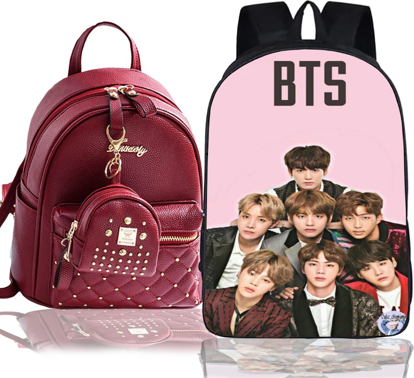 khatushyam collection Stylish BTS Printed On Front  Side, College/School/Tuition Backpack for BTS Lovers 10 L Backpack  Multicolor - Price in India