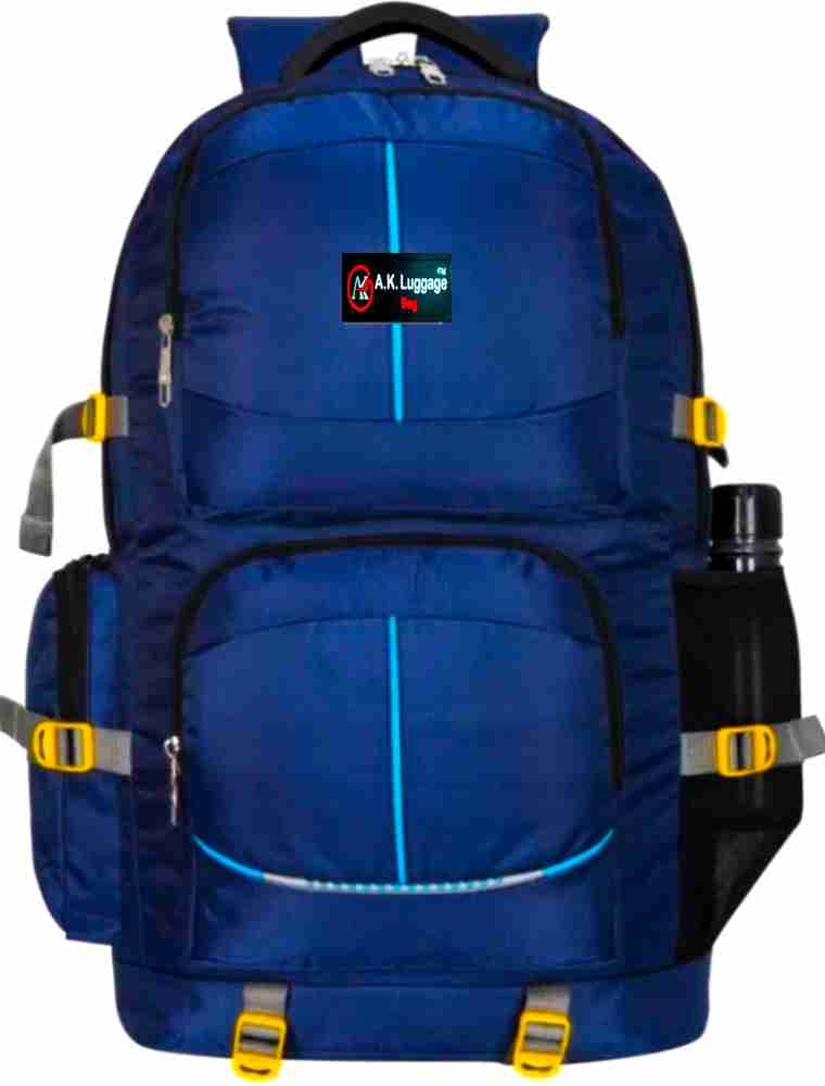 A.K. Luggage Backpack Travel Laptop Backpack for Outdoor Sport Hiking travel bags 65 L Backpack Blue Price in India Flipkart