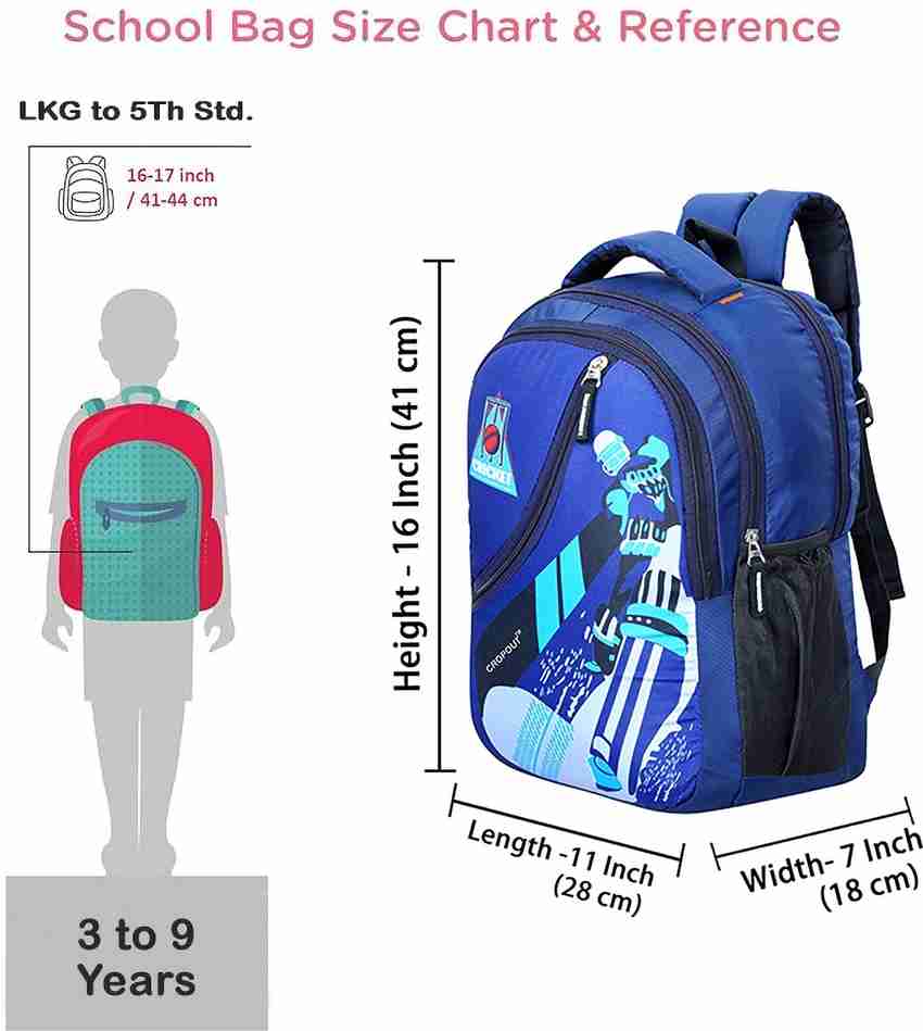 CROPOUT Kids Bag Backpack for Boys Girls Travel Bag School Bag For Kids 22 L Backpack Blue Price in India Flipkart
