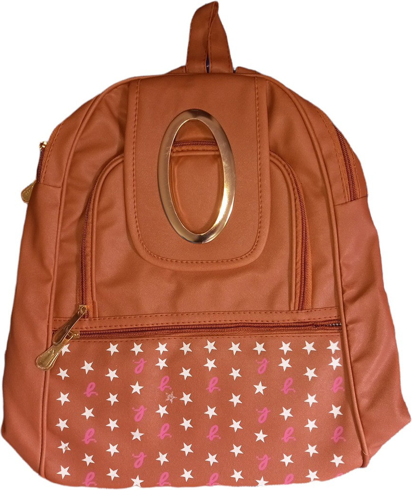 jigs fashion Women Backpack For College Girls and Ladies 10 L Backpack BROWN Price in India Flipkart