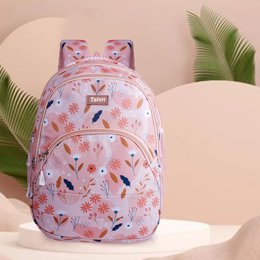 Talon Casual Fancy Design School Tuition College Backpack For Boys Girls 30 L Backpack Pink Price in India Flipkart