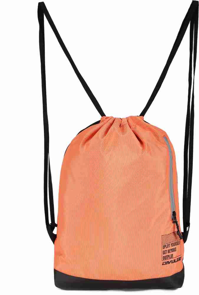 Orange drawstring sale
