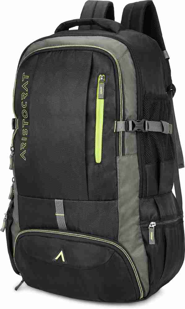ARISTOCRAT Polyester 45L Peak 02 Rucksack H Black For Men Women 45 L Backpack Black Price in India Flipkart
