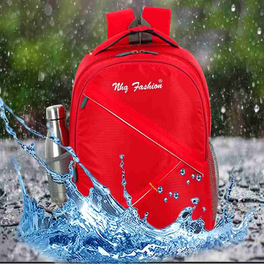 Red fashion backpack discount
