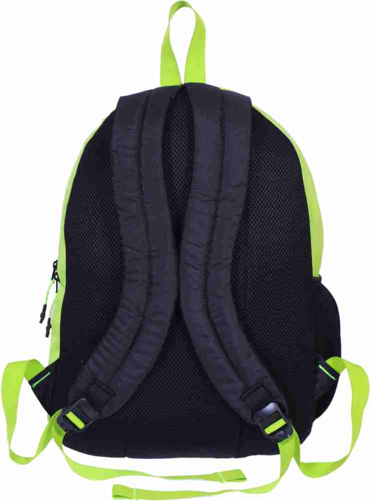 Black and best sale neon green backpack