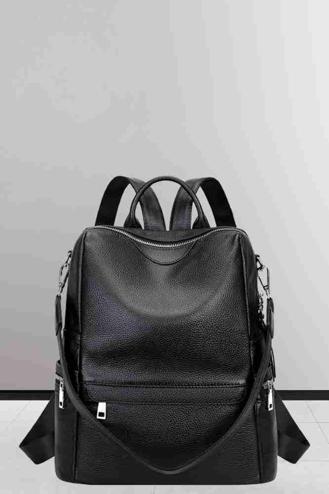 TrueArch Women's Fashion Backpack Purses Multipurpose Design Handbags and  Shoulder Bag 25 L Backpack Black Aero-10 - Price in India