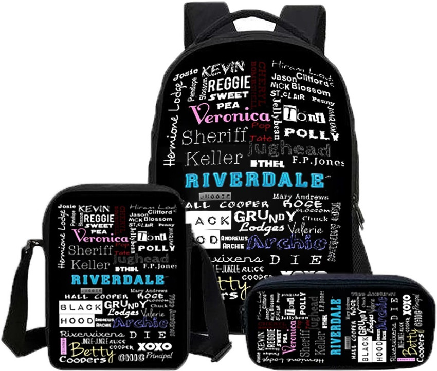 Pinklips Shopping Riverdale Theme Laptop Casual School Backpack