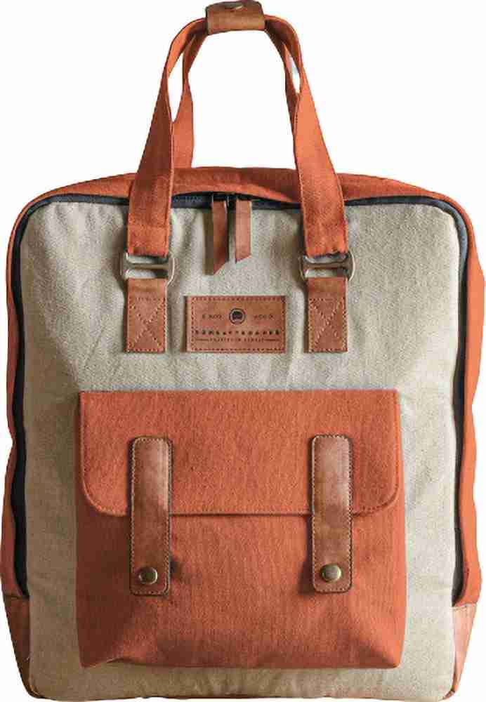 Green & Brown: miniTrooper Day Pack – Cotton Canvas Laptop Bag