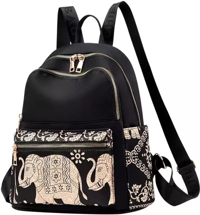 Elephant print backpack discount