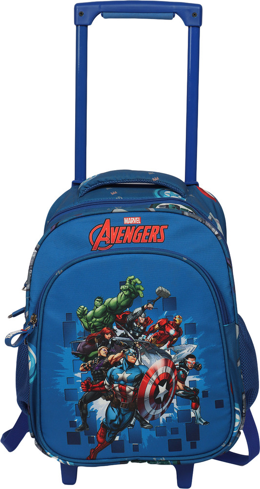 Avengers backpack with wheels discount
