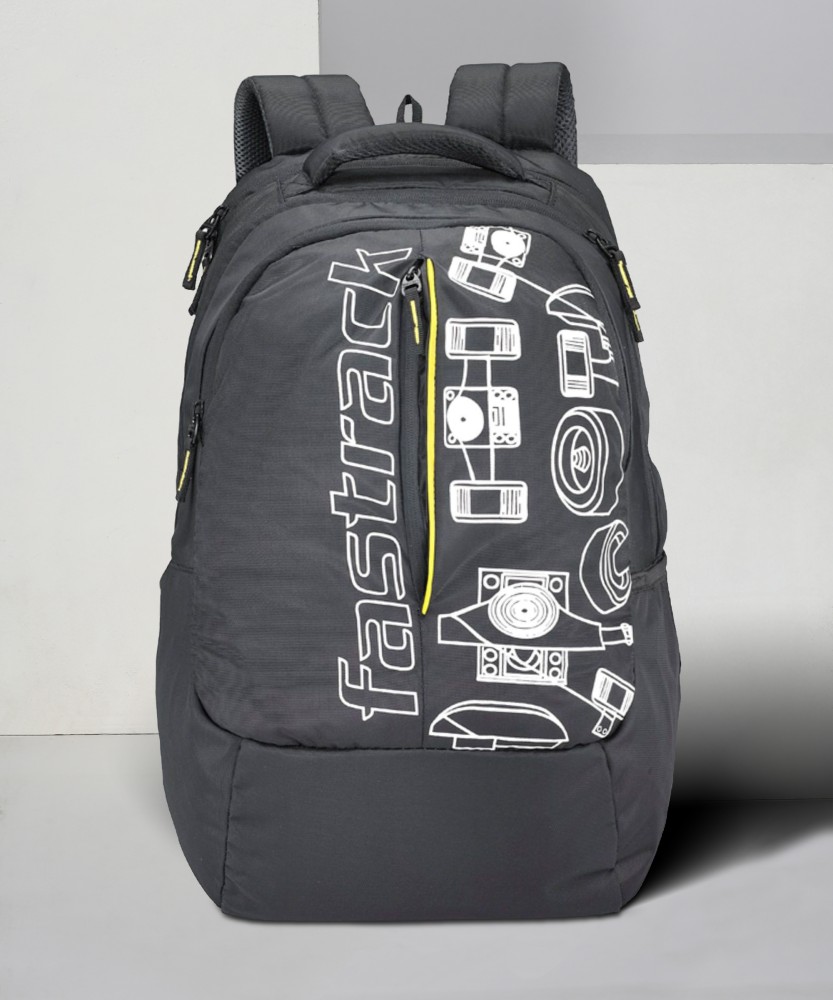 Fastrack Hesh 35 L Laptop Backpack Black Price in India Flipkart