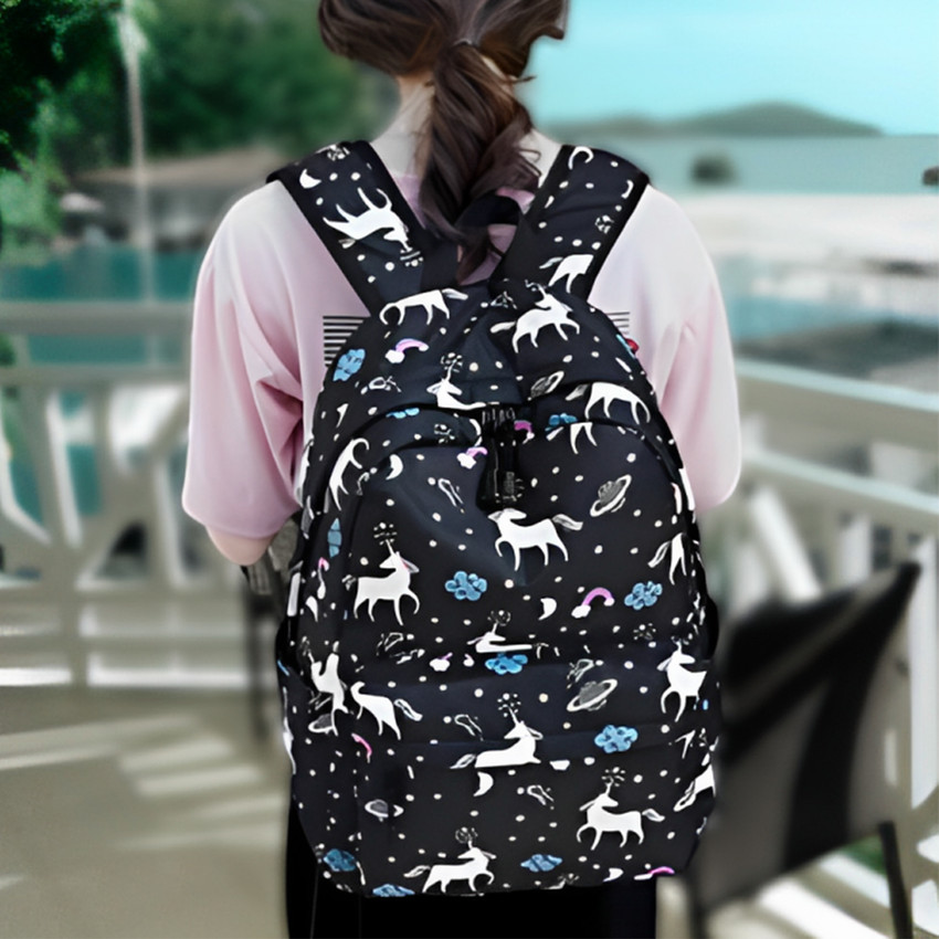 Black unicorn backpack on sale