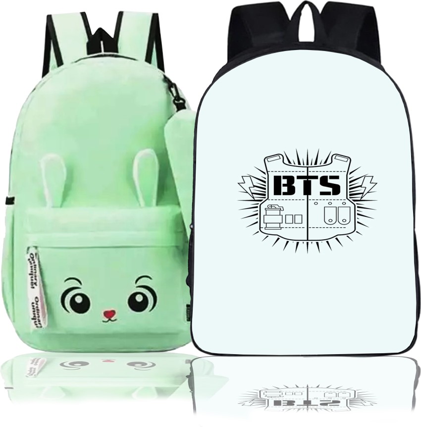 khatushyam collection Stylish BTS Printed On Front  Side, College/School/Tuition Backpack for BTS Lovers 10 L Backpack  Multicolor - Price in India