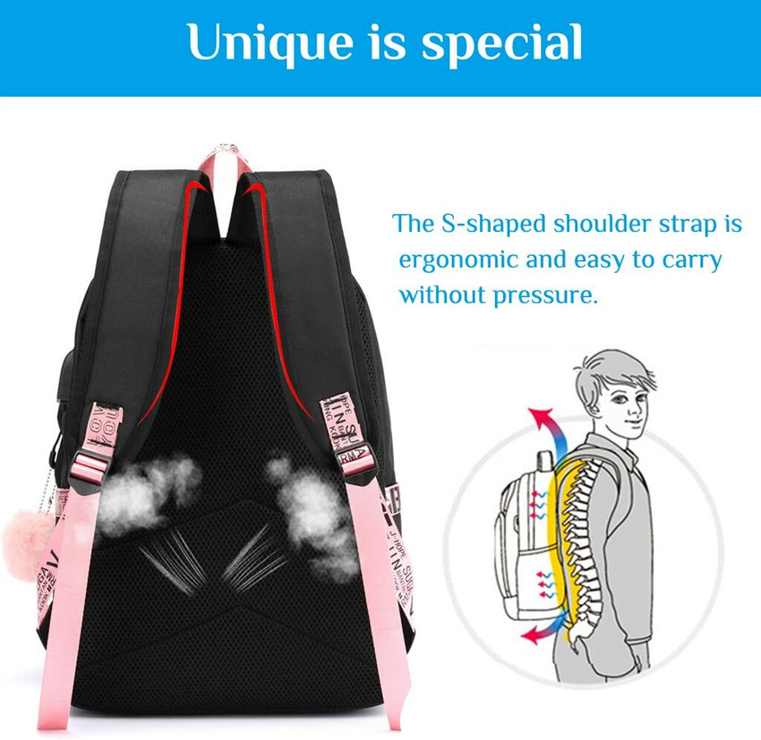 bts backpack with charger