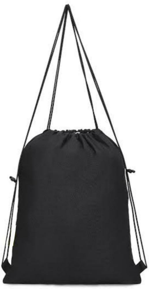 String bag top with zipper