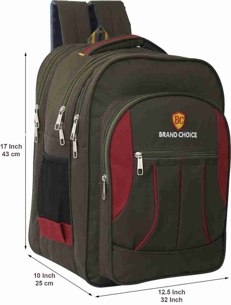 BRAND CHOICE New Model Waterproof School bag 6th to 10th Class 65