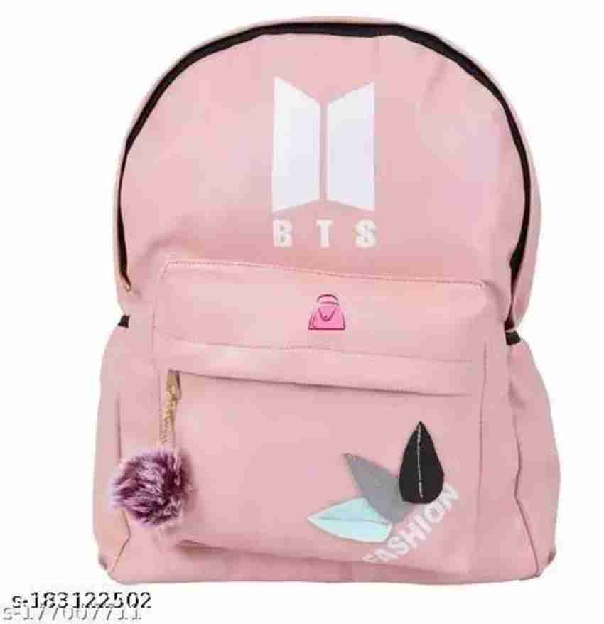 Medium 25 L BTS Backpack Small Trending Casual Stylish Tinytot Designer  Waterproof Bagpack for Girls and Women for College and School and Gift for