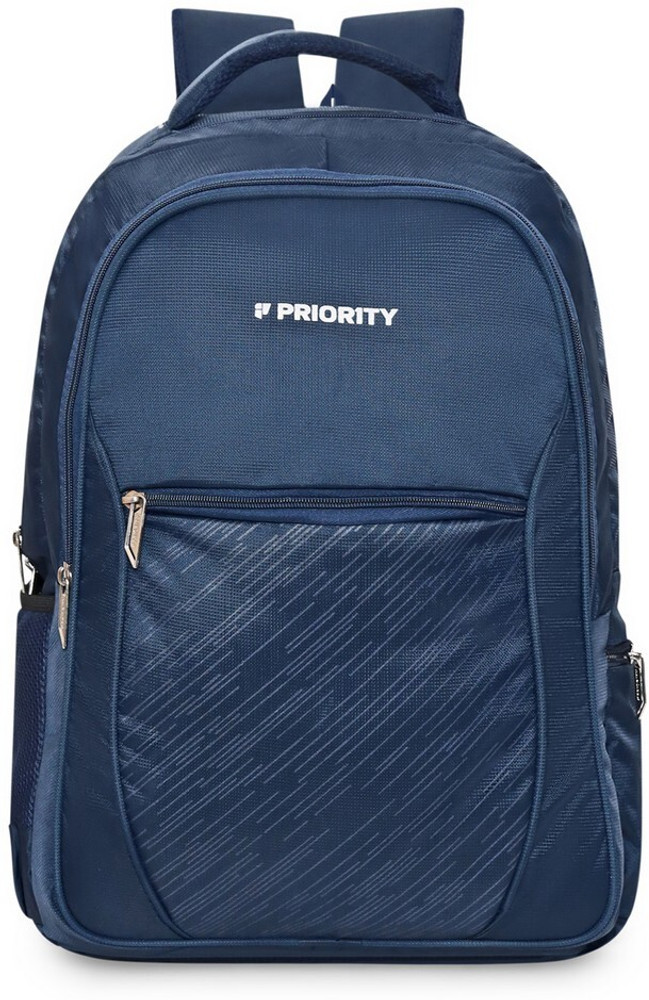 Priority 20 Inch Solid Navy Blue Polyester 40 L Laptop Backpack