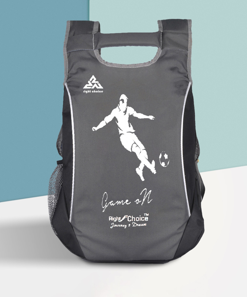 Floto Sport Football boys bag backpack men stylish pithu bags 20 L Laptop Backpack Grey Price in India Flipkart