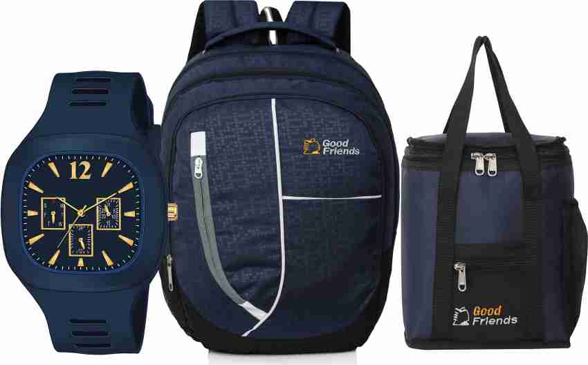 School bag with online watch