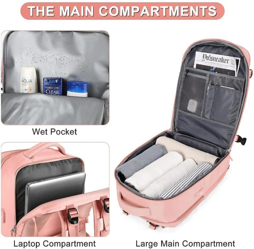 Women's travel backpack with laptop compartment online