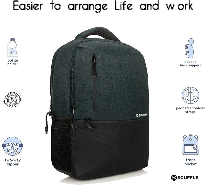 scuffle upto 16 Inch Laptop Unisex Travel Office College School