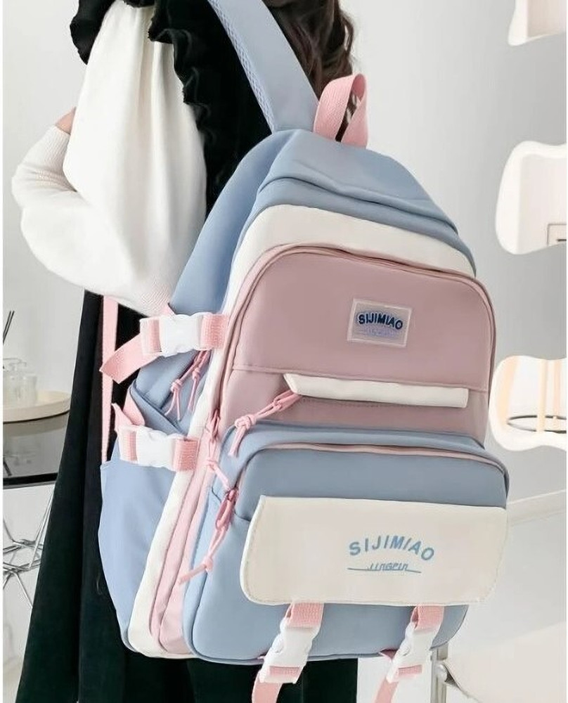 Toingo Women Backpack Schoolbag Cute Nylon Laptop College Bag For Girl School Backpacks 20 L Laptop Backpack