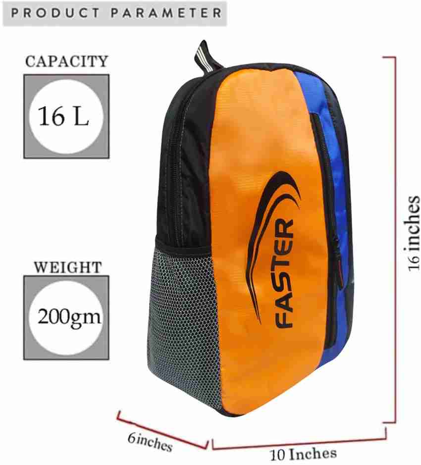 SHELBY Small Gym Backpack All Sports Bag Lightweight Stylish bags 16 L Backpack ORANGE Price in India Flipkart