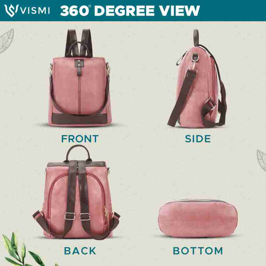 Vismiintrend Luxury Fashion Everyday Mini Leather Women Backpack, Crossbody,  Christmas Gift