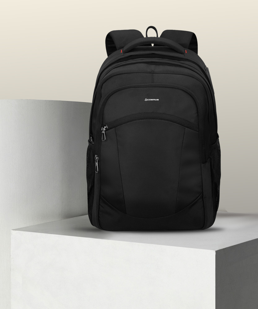 Cosmus Madison Black 33 L waterproof Bag With laptop compartment 33 L Laptop Backpack Black Price in India Flipkart