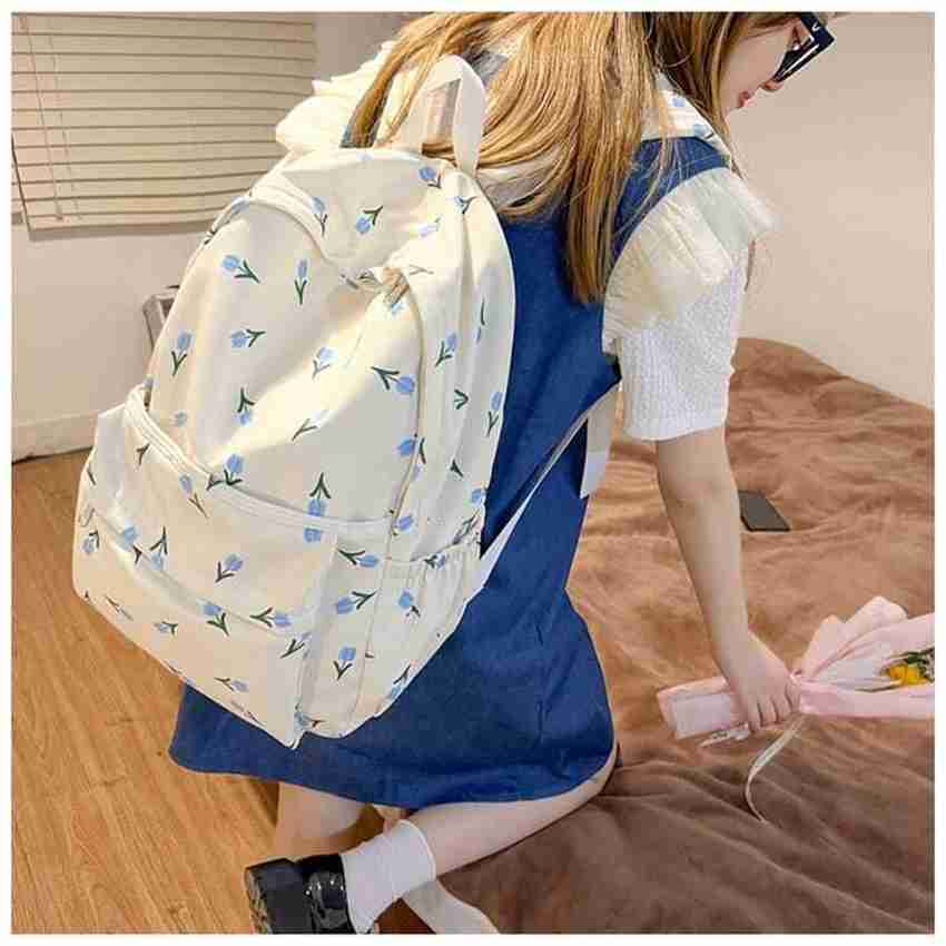 Fresh and floral 2 in 1 clearance backpack tote