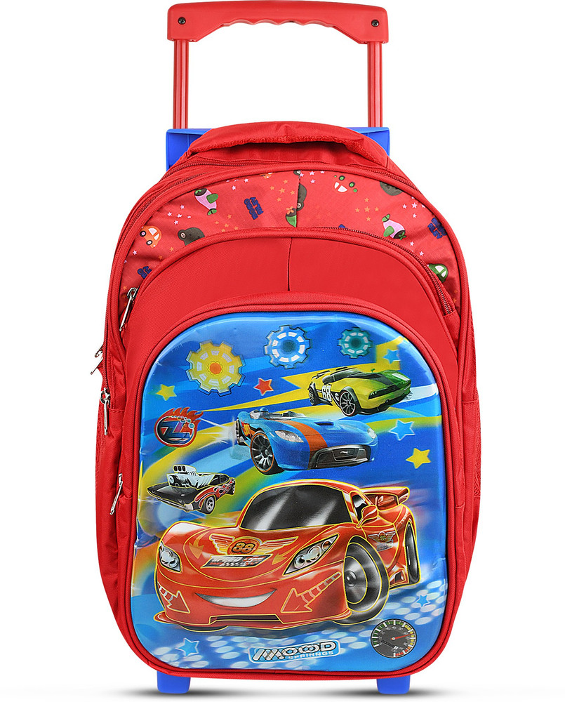 Stylbase pixar car Wheels Trolley Book Backpack School Travel