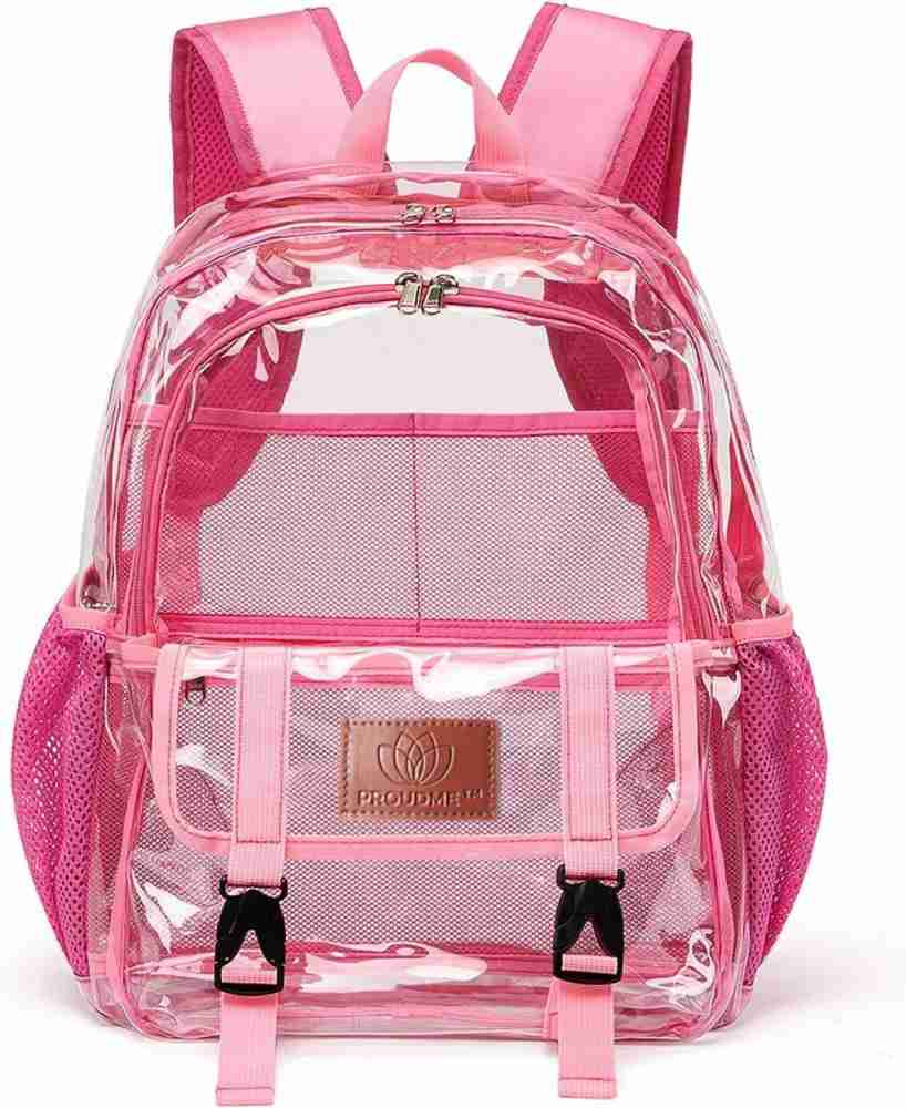 Transparent backpack sales for girls