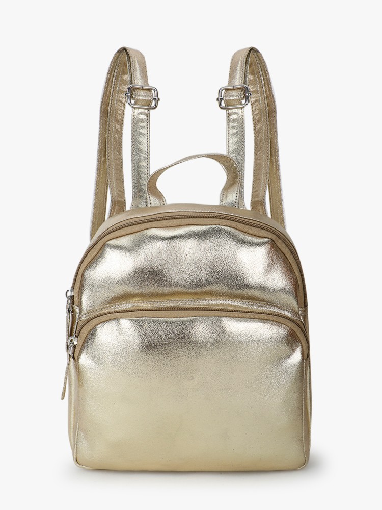 Girls gold outlet backpack