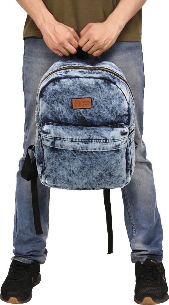 DENIM DOTS DD 2021 BP M 19 L Laptop Backpack BLEACH BLUE Price