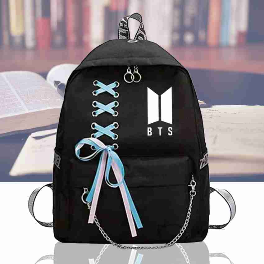 Ambika Collection  BTS JIMIN PRINTED SCHOOL BAG FOR GIRLS 15 L