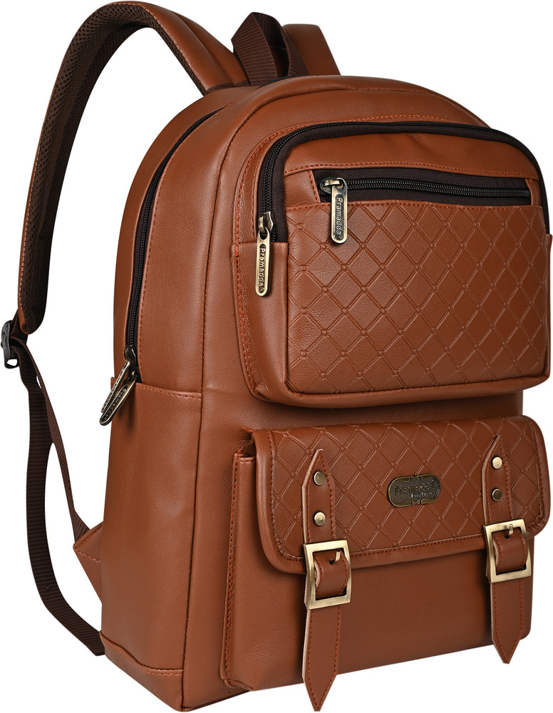 Leather backpack flipkart online