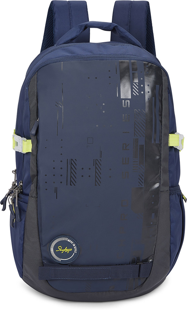 SKYBAGS VALOR PRO 01 LAPTOP BACKPACK NAVY 28 L Laptop Backpack Navy Blue Price in India Flipkart