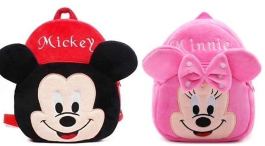 Disney Backpack and Plush Set - Minnie Mouse - Red