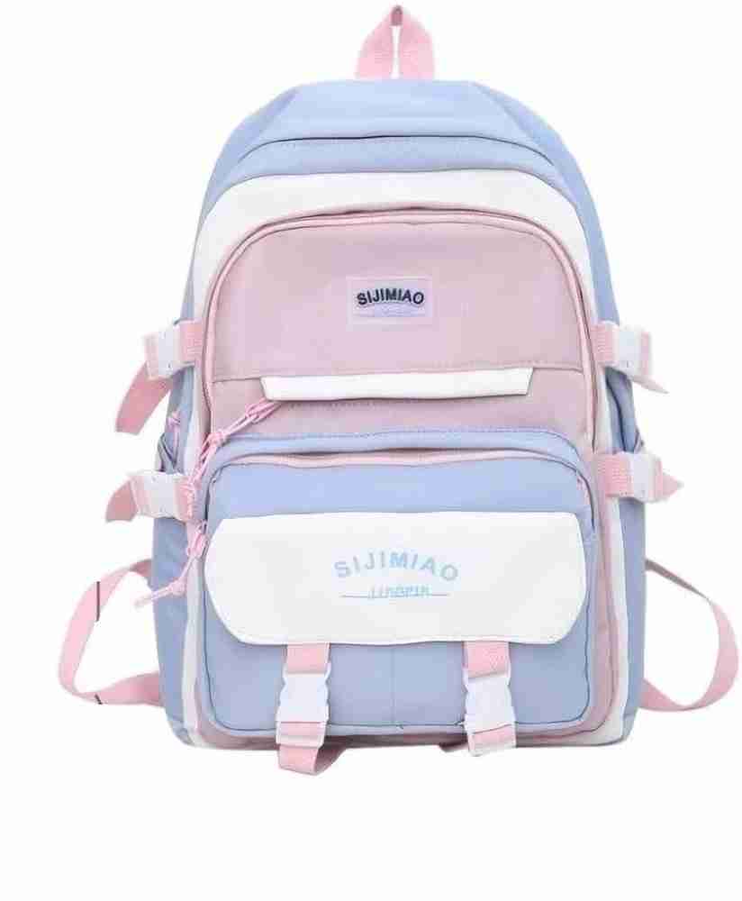 Toingo Women Backpack Schoolbag Cute Nylon Laptop College Bag For Girl School Backpacks 20 L Laptop Backpack Blue Price in India Flipkart