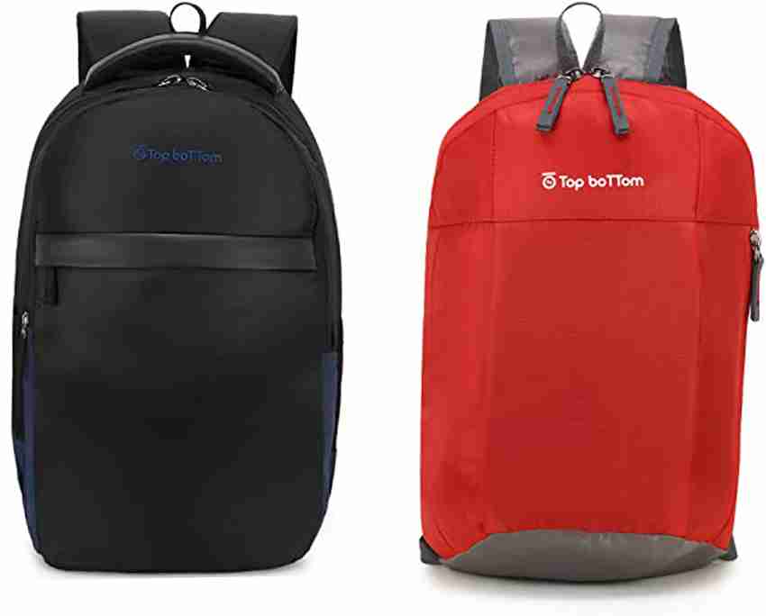 Top boTTom Quechua bag Casual Water Resistant Backpack PF OF 2COMBO for Men and Women 35 L Backpack RED Price in India Flipkart