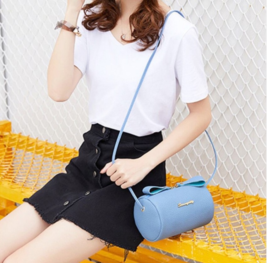 Sky blue best sale design fashion bag