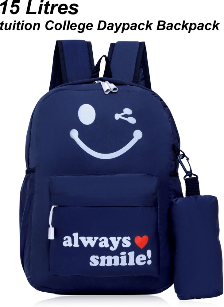Girls College Bag Tution Bag Small 15 Liters Backpack Waterproof School Bag