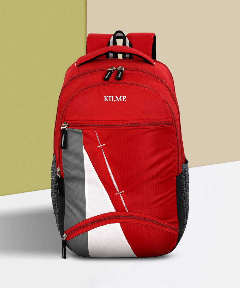 kilme Spacy Comfortable Casual school bags Waterproof School Bag 35 L Backpack RED Price in India Flipkart