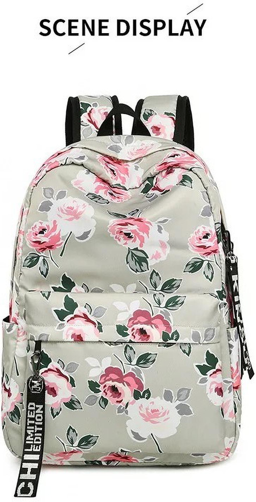 Printed backpack best sale
