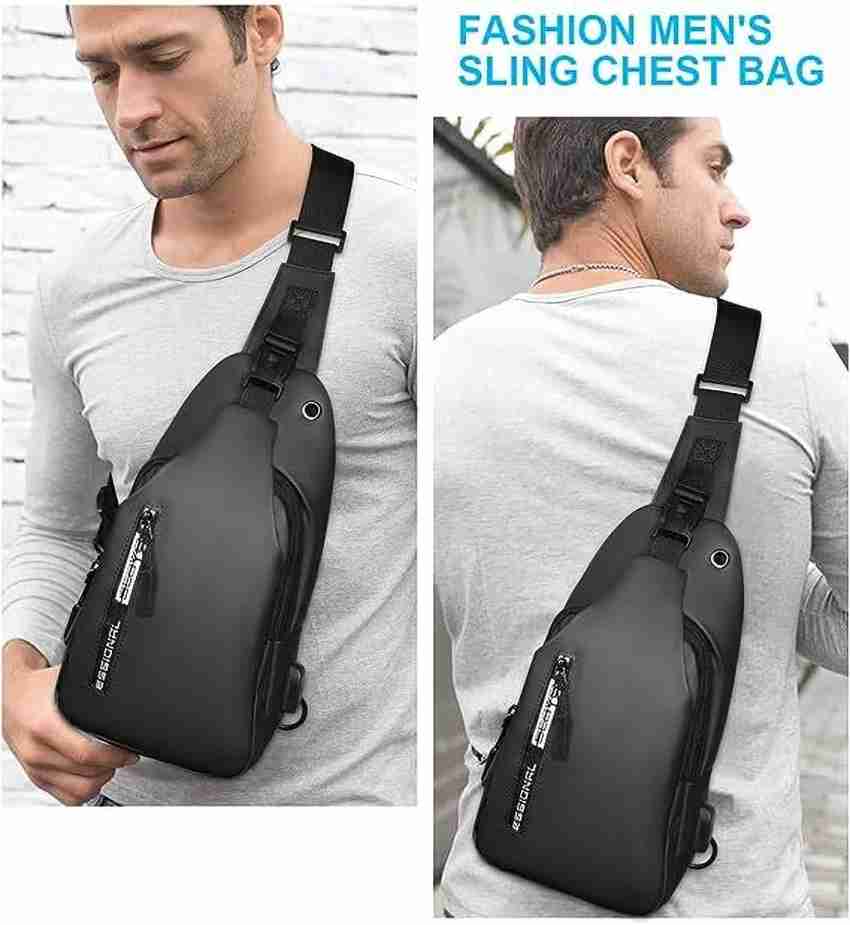 HOPZ Anti Theft Sacgear Backpack Sling Bag Shoulder Crossbody Chest Bag 1 L Backpack